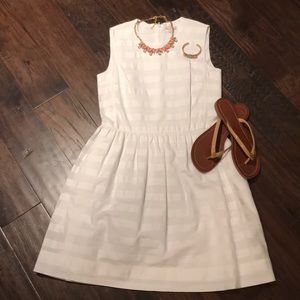 White Striped Gap Dress